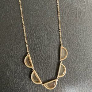 Loft Outlet smokey stone necklace